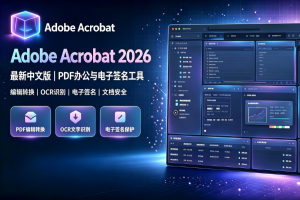 Adobe Acrobat 2026中文版｜专业PDF编辑转换工具，办公文档一站式处理